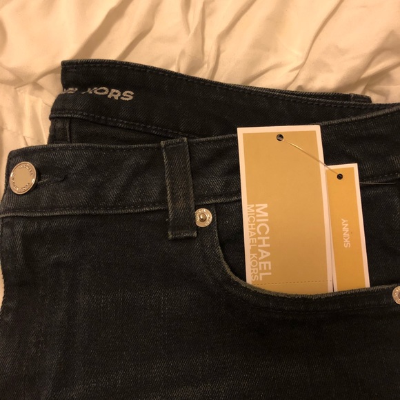 Michael Kors Dark Indigo Skinny Jeans - Picture 4 of 4